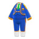 Pompös-Outfit [Blau] (Blau/Gelb)