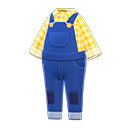 农场背带裤装 [黄色] (蓝色/黄色)