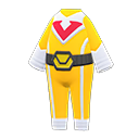 костюм супергероя [Желтый] (Желтый/Белый)