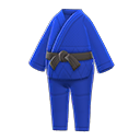 uniforme de judo [Azul] (Azul/Negro)