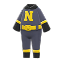 superhero uniform [Black] (Gray/Black)