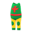 wrestler uniform [Green] (Green/Yellow)