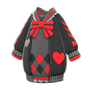 Secondary image of Ribbons & hearts knit dress