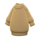 vestido de lana [Beige] (Beige/Beige)