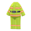 uniforme da pompiere [Giallo limetta] (Giallo/Arancio)