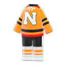 uniforme de hockey [Naranja] (Naranja/Negro)