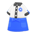 uniforme comida rápida [Azul] (Negro/Azul)