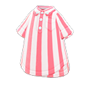 vertical-stripes shirt [Pink] (Pink/White)