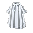 camisa rayas verticales [Gris] (Gris/Blanco)