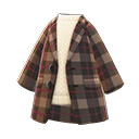 Secondary image of Checkered chesterfield coat