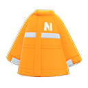 delivery jacket [Orange] (Orange/White)