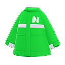 外送员外套 [绿色] (绿色/白色)