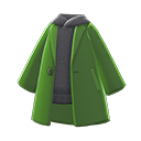 trui met jas [Groen] (Groen/Zwart)