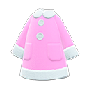 毛絨睡袍 [粉紅色] (粉紅色/白色)