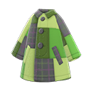cappotto patchwork [Verde] (Verde/Nero)
