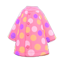 圓點雨衣 [粉紅色] (粉紅色/橘色)