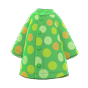 dotted raincoat [Green] (Green/Yellow)