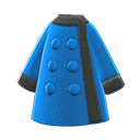 復古大衣 [藍色] (藍色/黑色)
