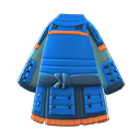 Samurairüstung [Blau] (Blau/Orange)