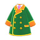 站务员外套 [绿色] (绿色/橘色)