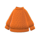Secondary image of Aran-knit sweater