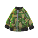 camo bomber-style jacket