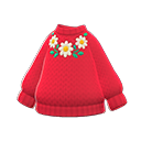 Secondary image of Flower sweater