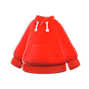 sudadera con capucha [Rojo] (Rojo/Rojo)