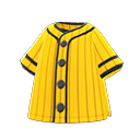 camiseta de béisbol [Amarillo] (Amarillo/Negro)