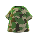 camouflage-T-⁠shirt [Avocadogroen] (Groen/Beige)