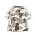 t-⁠shirt camouflage [Gris] (Gris/Noir)
