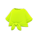 t-⁠shirt noué devant [Citron vert] (Jaune/Jaune)