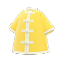 maglietta da kung fu [Giallo] (Giallo/Bianco)