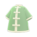 maglietta da kung fu [Verde] (Verde/Bianco)