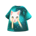 Secondary image of Camiseta gato sideral