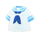 camiseta marinera [Celeste] (Blanco/Celeste)