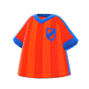 voetbalshirt [Rood] (Rood/Blauw)