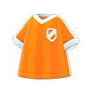 chandail de soccer [Orange] (Orange/Blanc)