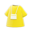 футболка для персонала [Желтый] (Желтый/Белый)