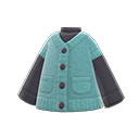 скромный свитер [Зеленый] (Зеленый/Черный)