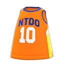 basketbalshirt [Oranje] (Oranje/Blauw)