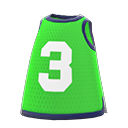 maillot d'athlétisme [3] (Vert/Blanc)