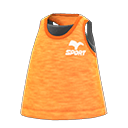 Fitness-Top [Orange] (Orange/Schwarz)