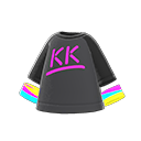camiseta logo DJ KeKe [Rosa neón] (Negro/Rosa)
