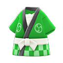 кимоно хаппи [Зеленый] (Зеленый/Белый)