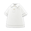 polo shirt [White] (White/White)