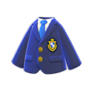 blazer emblème [Bleu marine] (Bleu/Bleu)