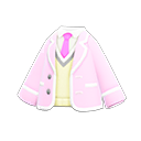 领带学生服 [粉红] (粉红/粉红)
