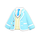 school uniform with necktie [Light blue] (Aqua/Aqua)