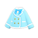 school uniform with ribbon [Light blue] (Aqua/Aqua)